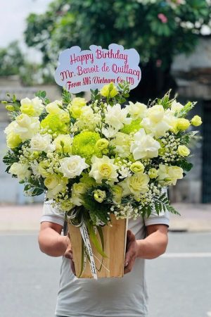 Mẫu hoa tươi đẹp cho sự kiện tại Bến Tre – shop hoa tươi giao hoa nhanh, đa dạng lựa chọn hoa tươi như hoa hồng, hoa lan, hoa cẩm tú cầu.