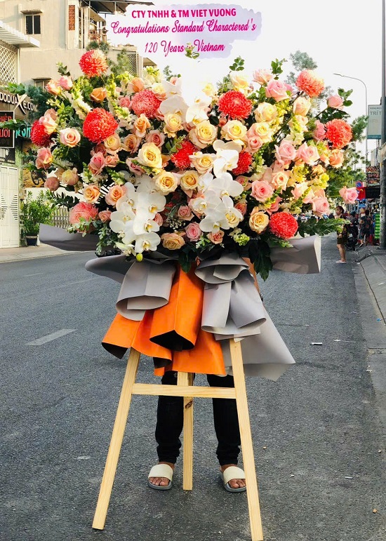 Kệ hoa khai trương sang trọng giao tận nơi