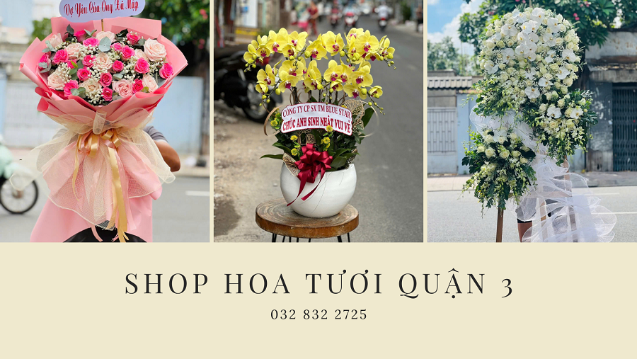 Shop hoa tươi quận 3