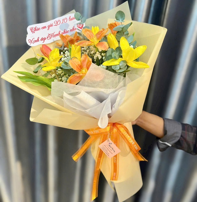Điện hoa Cầu Giấy cung cấp nhiều mẫu hoa tulip đẹp
