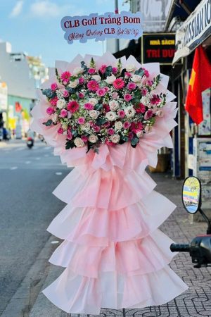 Lẵng hoa chúc mừng khai trương tại Quế Võ – Bắc Ninh, thiết kế sang trọng, giao tận nơi nhanh chóng, phù hợp làm quà tặng đối tác, khách hàng, người thân.