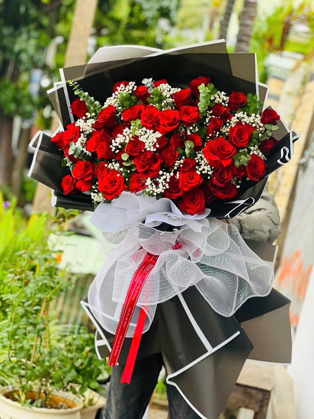 Bó hoa sinh nhật đẹp mắt tại Shop hoa tươi Hàm Thuận Nam, Bình Thuận