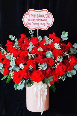 Giỏ hoa sinh nhật đẹp ở Giồng Riềng, phối màu nhẹ nhàng, tươi sáng – món quà ý nghĩa dành tặng người thân yêu.