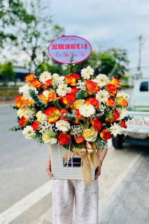 Cửa hàng hoa tươi Lâm Hà Lâm Đồng chuyên hoa khai trương, hoa chúc mừng đẹp và ý nghĩa.