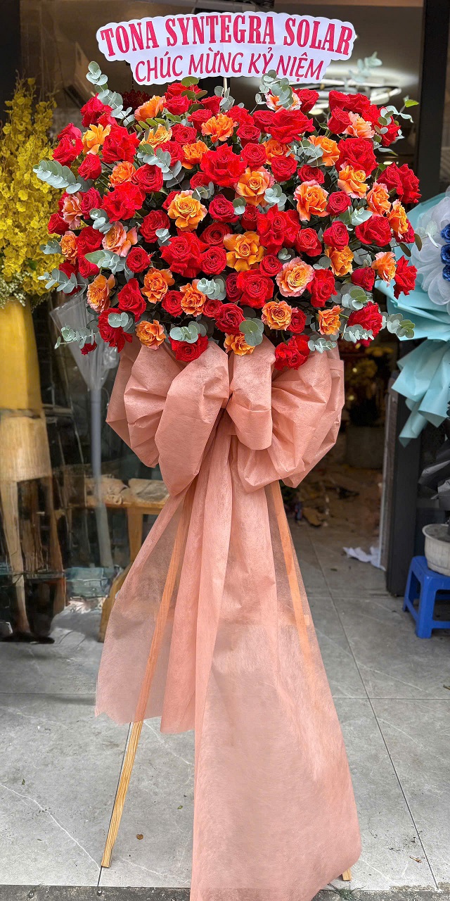 Hoa khai trương TpHCM đẹp, hiện đại